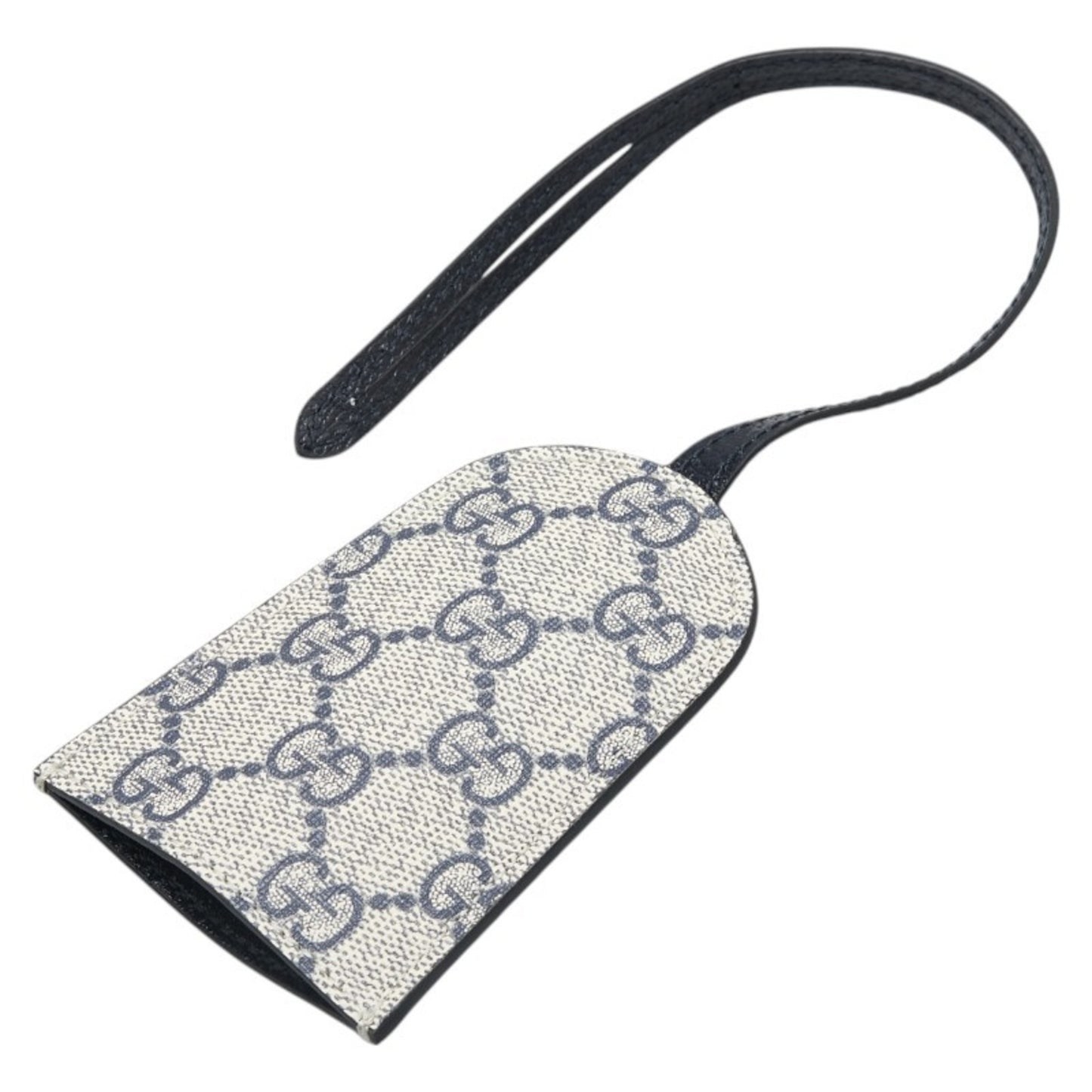 Gucci GG Supreme Web Charm Key Case 725220 Beige Multicolor PVC Leather Women's GUCCI