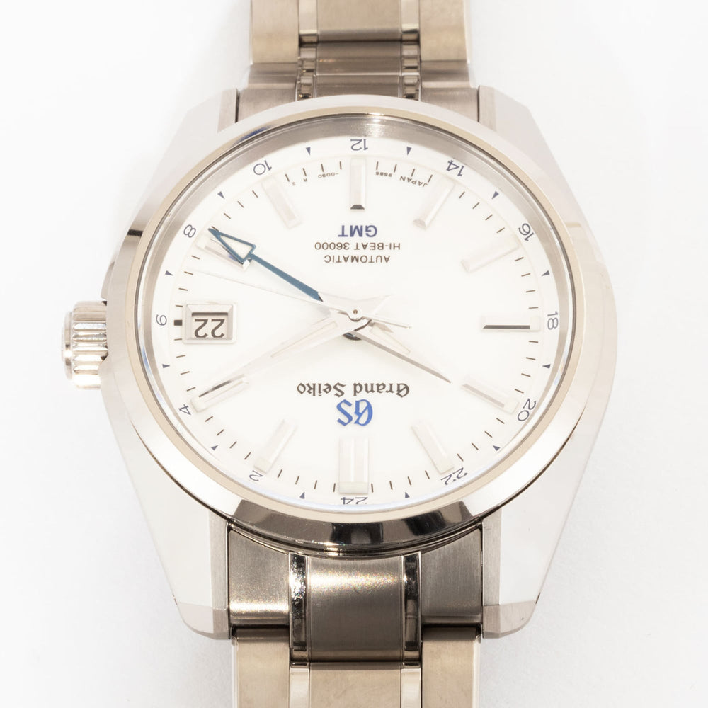 Grand Seiko Heritage Collection Mechanical Hi-Beat Watch SBGJ255 Bright Titanium Silver Men's — Good
