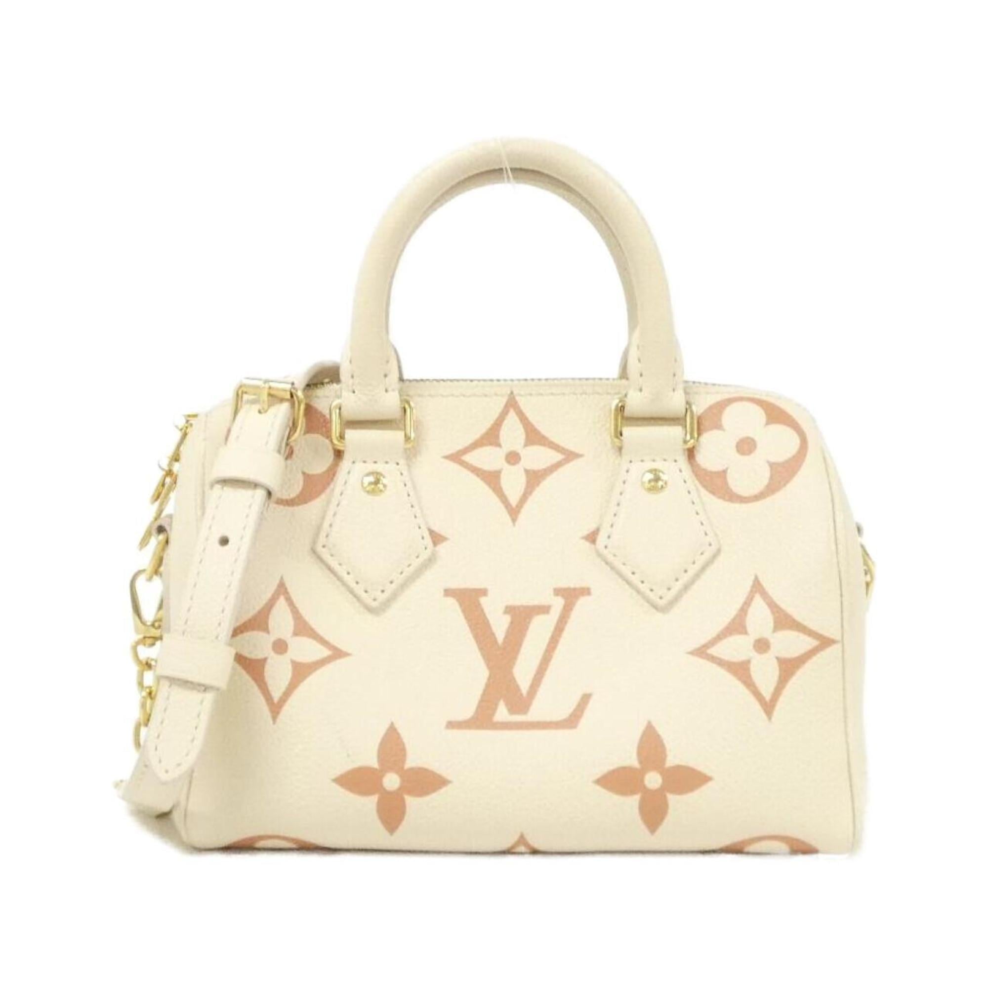 Louis Vuitton Two-Tone Monogram Empreinte Speedy Bandouliere 20cm Boston Bag M46397