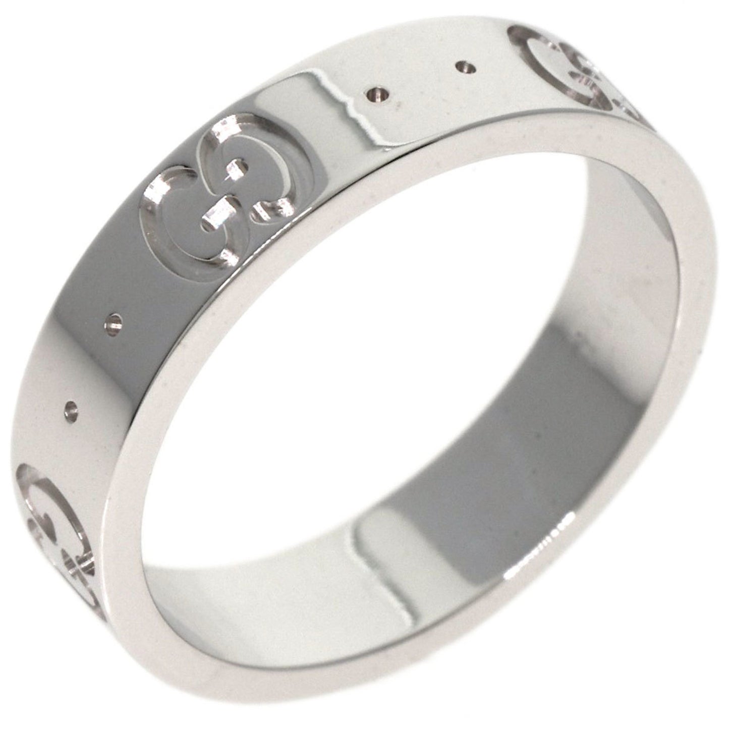 Gucci Icon #6 Ring in 18K White Gold for Women