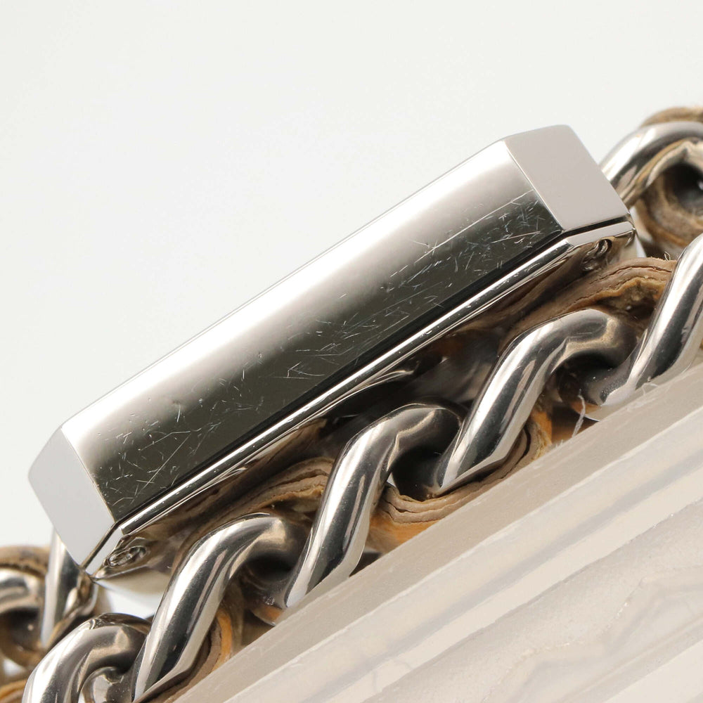 Chanel CHANEL Première Rock Watch, Stainless Steel, Leather Strap, Ladies, Gold Tone, Mirror Finish, H5583 — Very Good