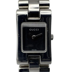 GUCCI Gucci Watch 2305L Black Silver Stainless Steel Women's — Good