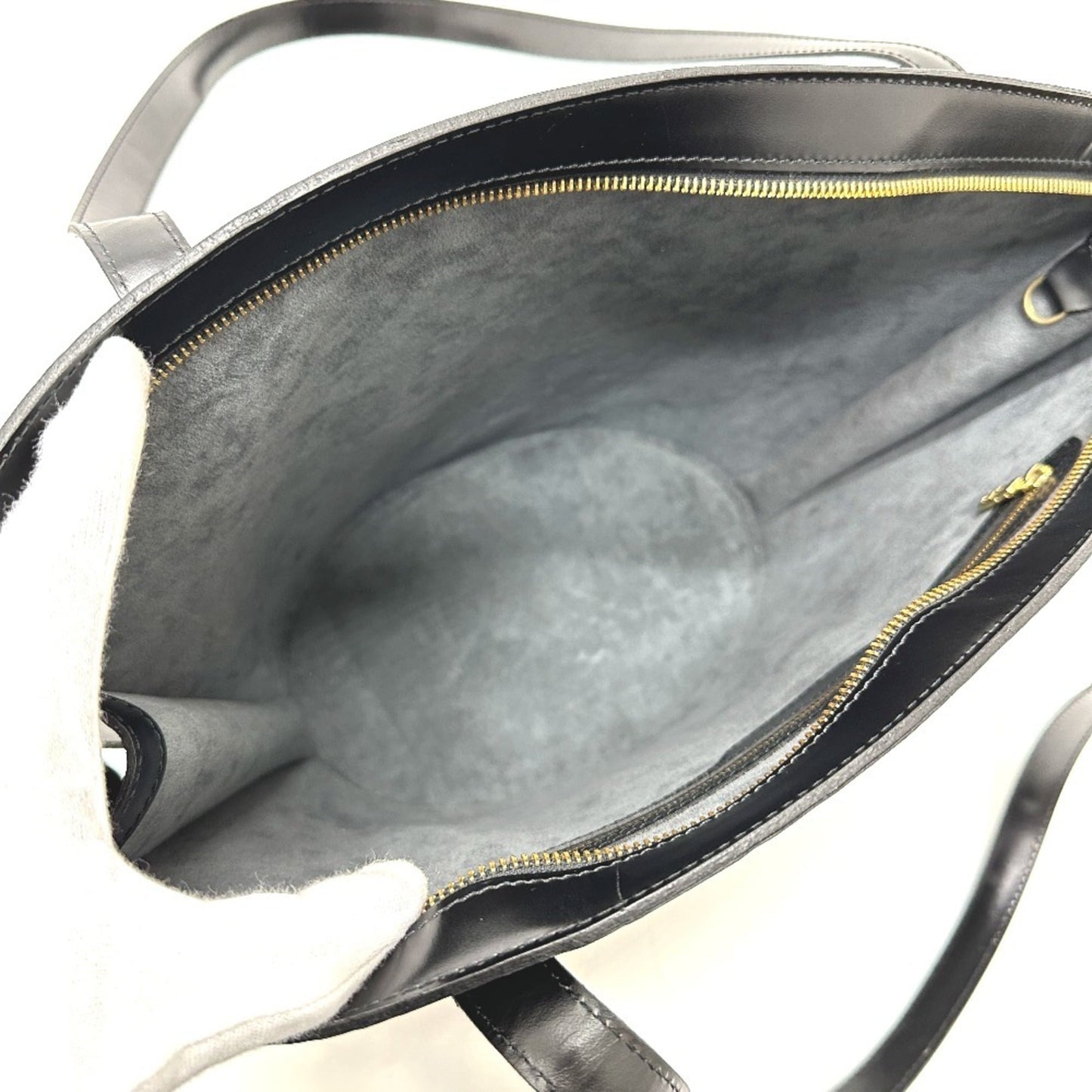 LOUIS VUITTON M52262 Saint-Jacques Shopping Shoulder Tote Bag, Epi Leather, Women's, Noir, Black