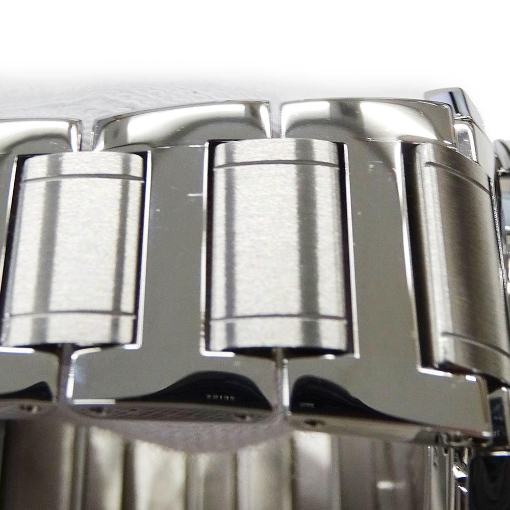 Bulgari BVLGARI Men's Watch, Brand: Date Automatic AT Stainless Steel SS BB41S Silver Black Open Caseback — Good