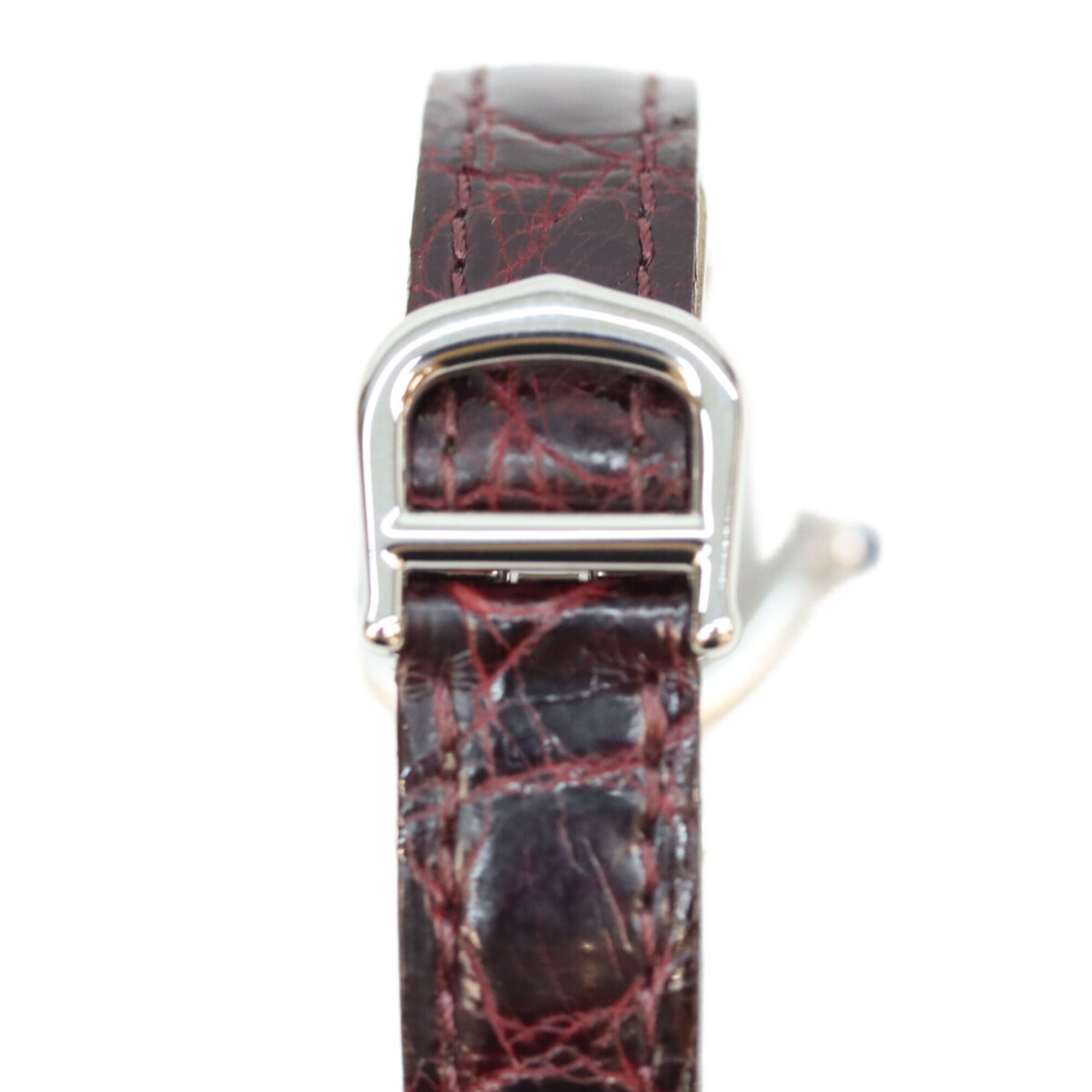 Cartier W1001665 925 Silver Must Colisée SM Quartz Watch, with White Dial, Ladies — Very Good