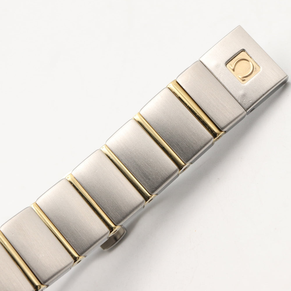 Omega Constellation 12-Diamond Watch, 18K Yellow Gold Stainless Steel, Diamond, Ladies', Pink Tone, Mother-of-Pearl, 123.20.24.60.57.004 — Very Good