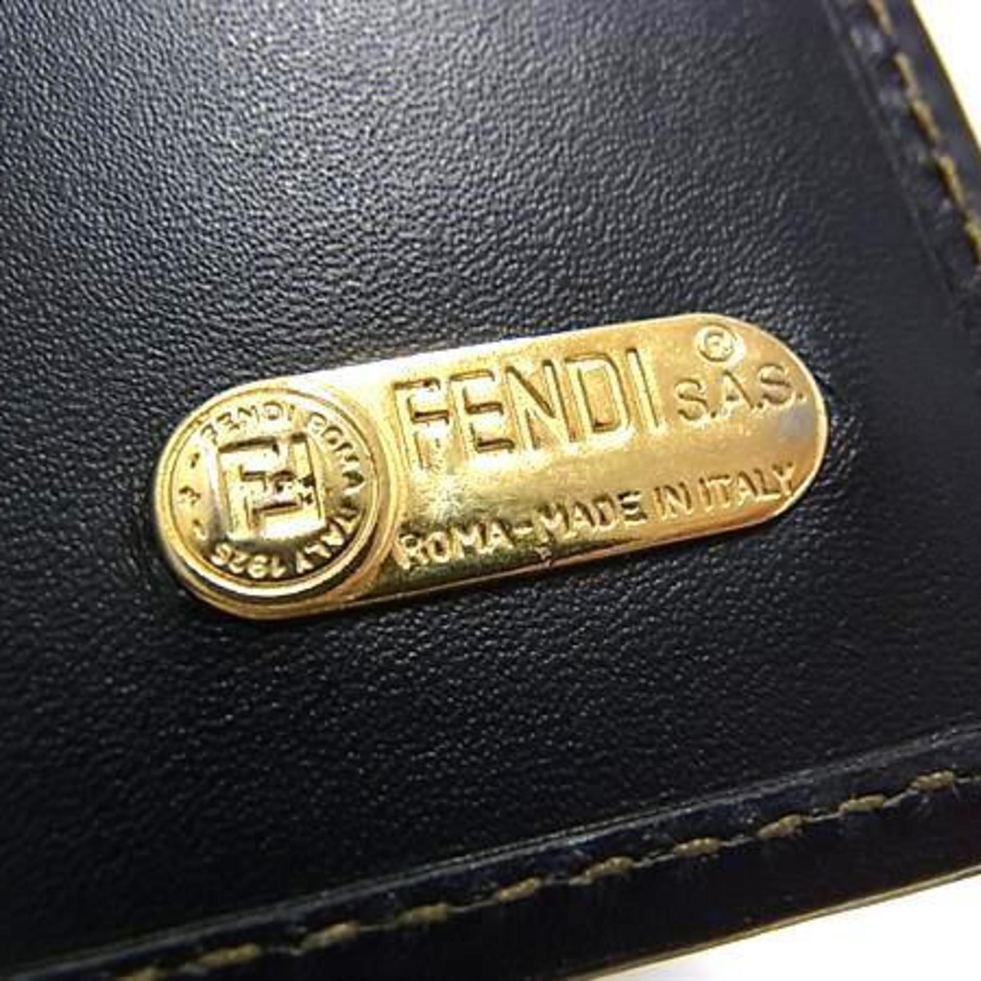 FENDI Pecan Wallet 2251 01445 068 Khaki Leather Men's Bifold