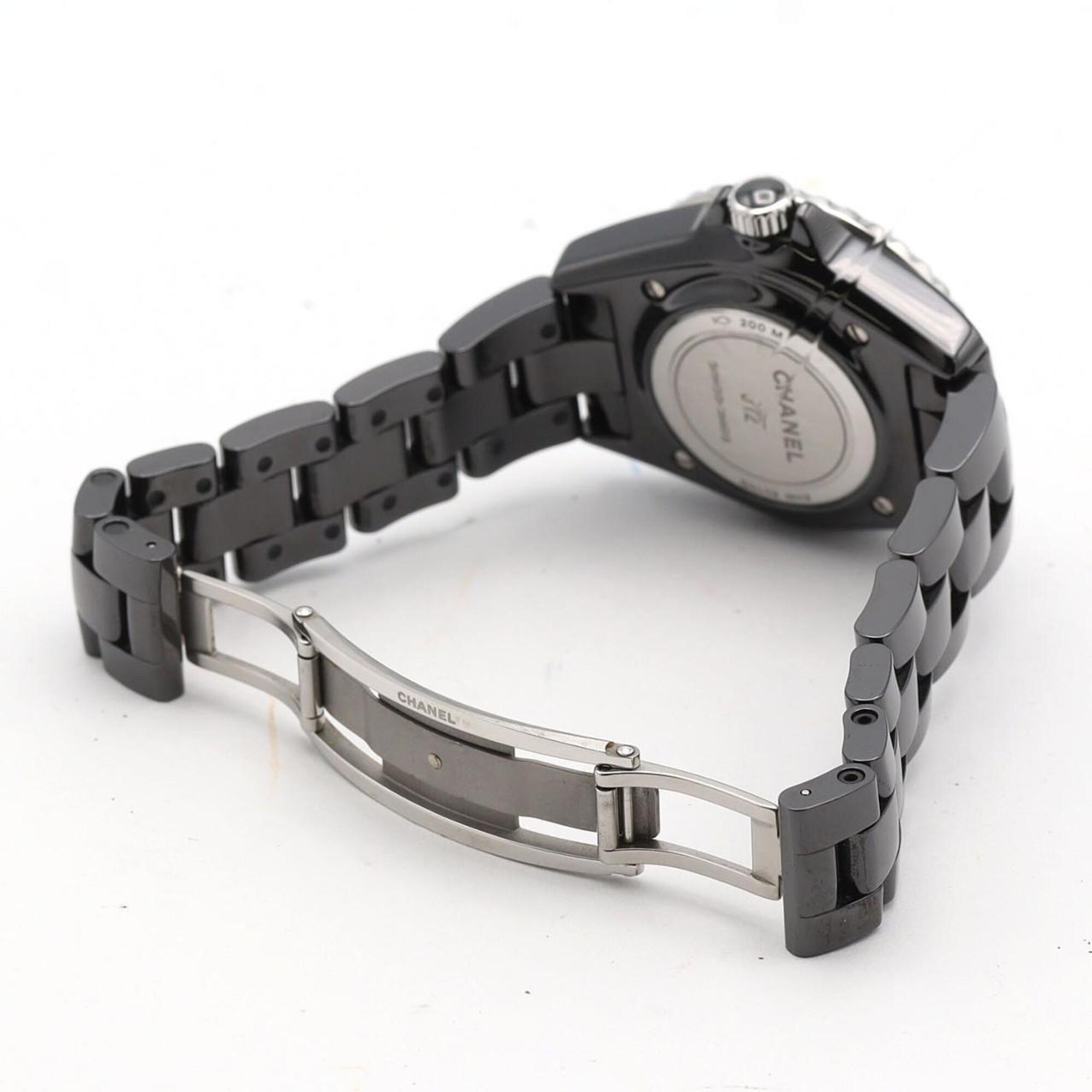 Chanel J12 Phantom 33mm Ceramic H6346 Quartz Watch — Good