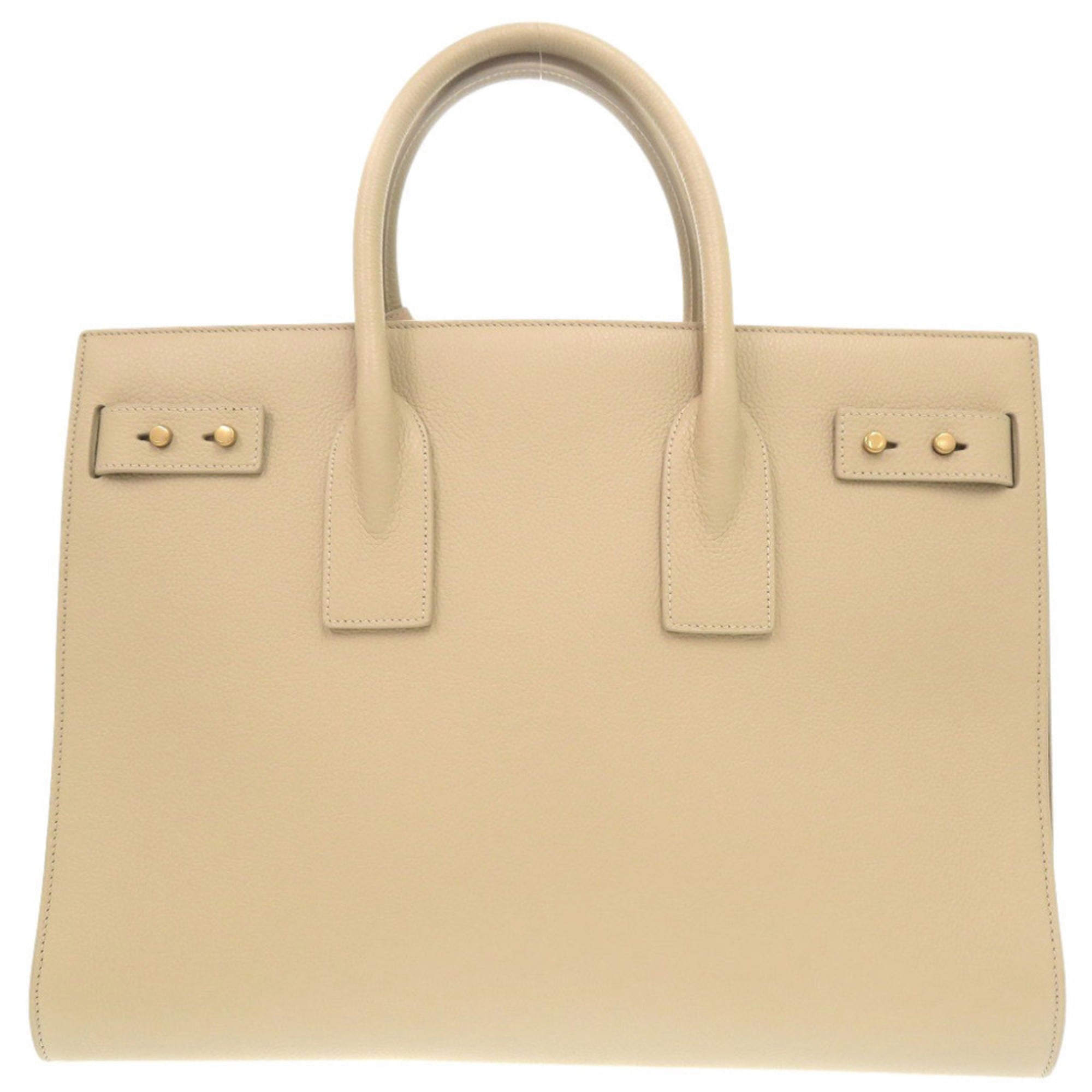 Yves Saint Laurent Saint Laurent Paris Sac de Jour Medium Leather Beige 2-Way Handbag Shoulder Bag Tote 0153 SAINT LAURENT PARIS — Like New
