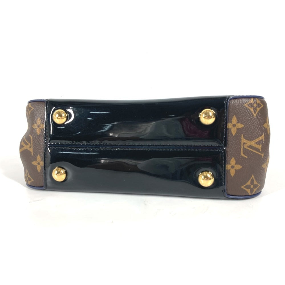 LOUIS VUITTON M53353 Monogram Cherrywood PM Handbag Patent Leather Canvas Women's Black G-240810-17 — Like New