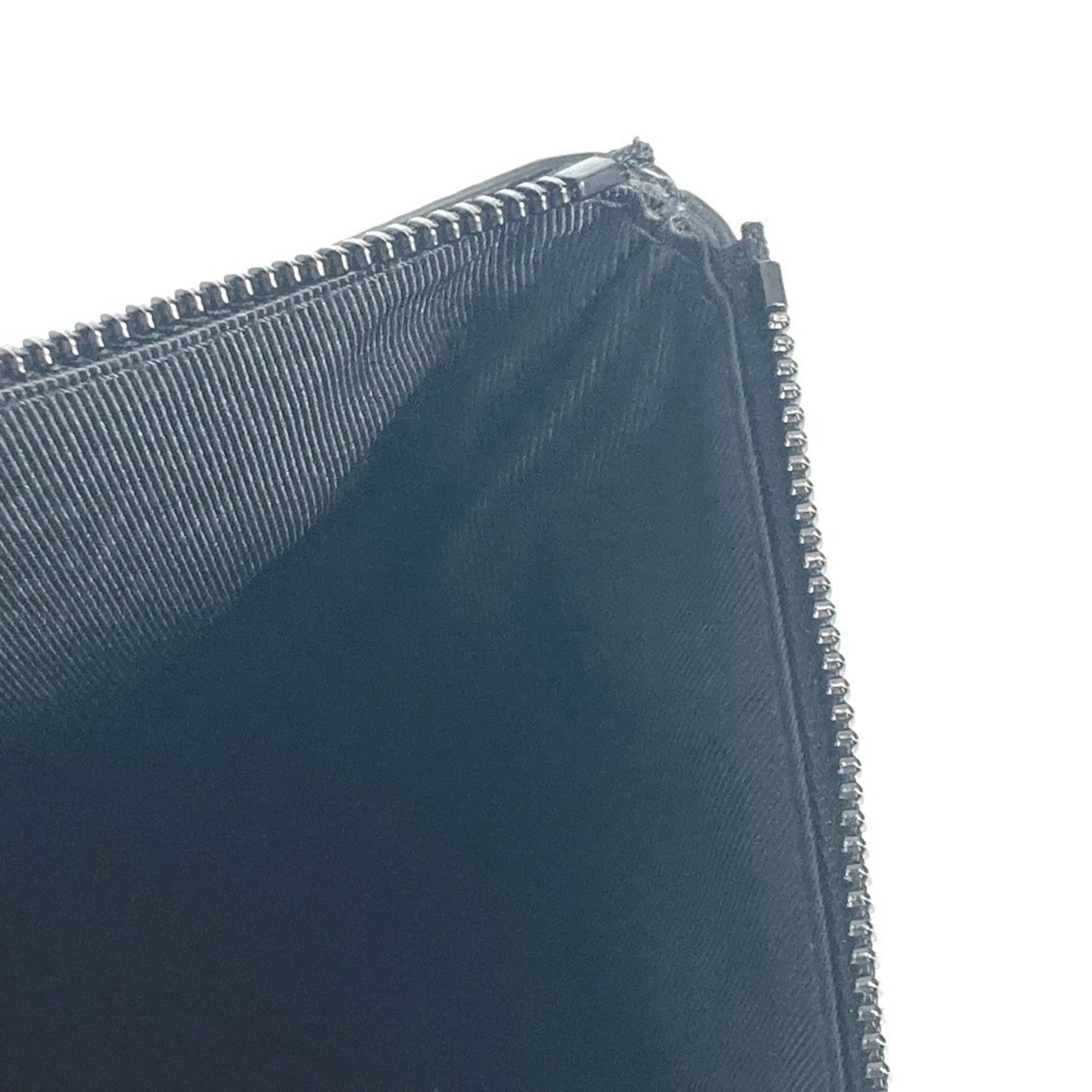 LOUIS VUITTON N40505 Damier Graphite Take-Off Pouch Bag Second Clutch with Strap Canvas Men's Women's Black — Like New