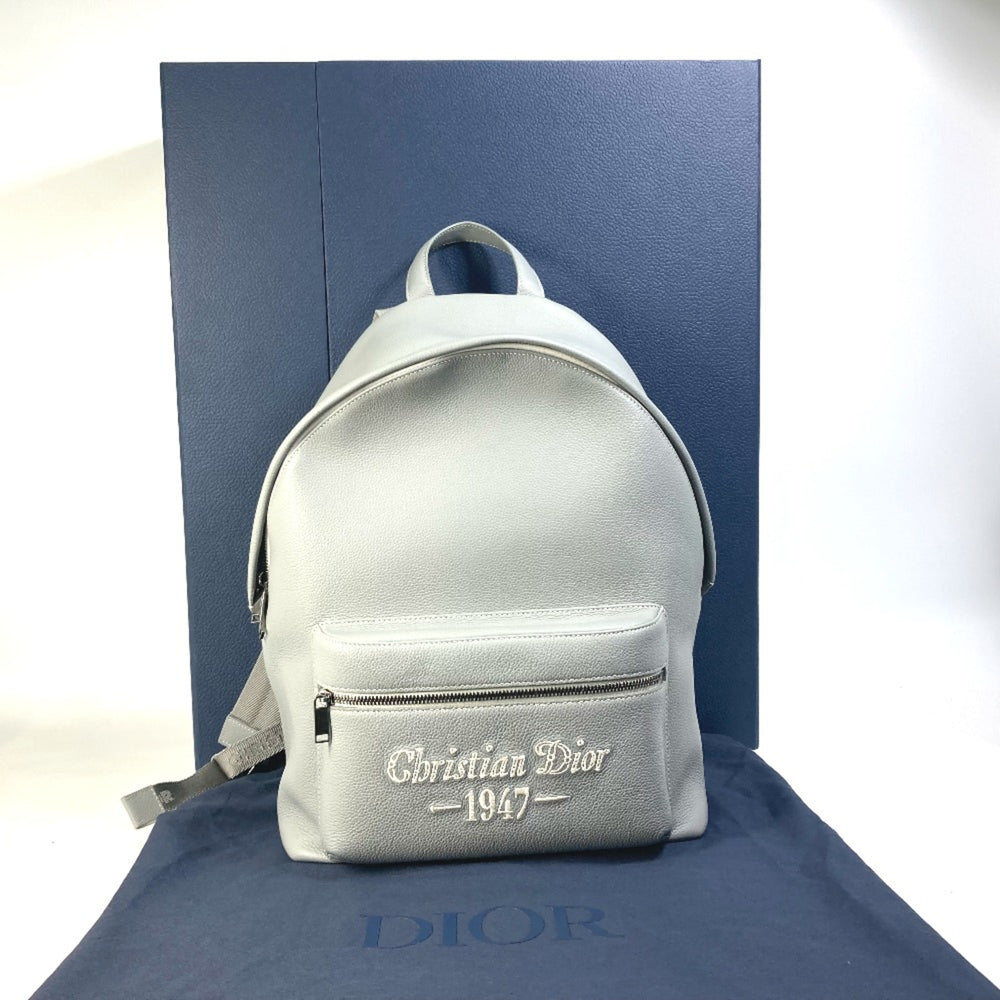 CHRISTIAN DIOR 1ESBA088NFS rider Bag Backpack gray — Like New