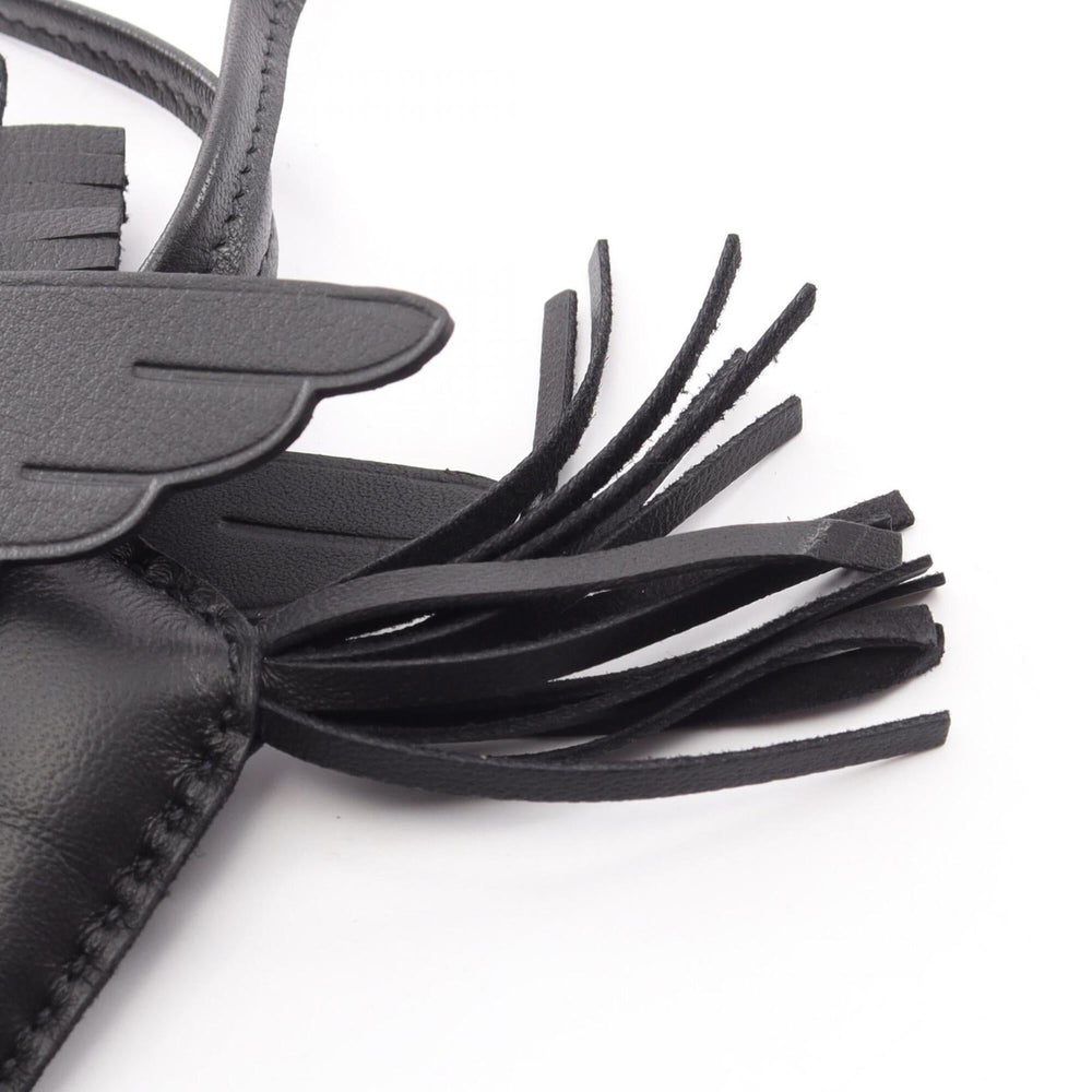 Hermes Rodeo Pegasus PM So Black Charm Accessory Agneau Milo Veau Swift Leather Women's — New - Store Return