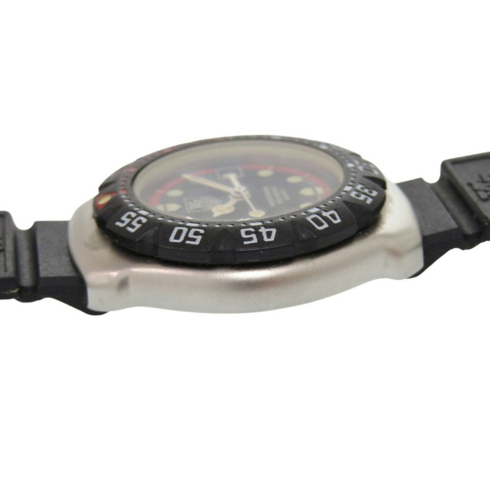 TAG Heuer Formula 1 374.508 Stainless Steel Rubber Black Quartz Watch with Dial 1729 — Very Good