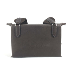 HERMES Hermes H logo punching Vid Poche crossbody bag pochette diagonal shoulder Togo men women dark brown — Like New