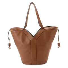 Saint Laurent Y Hobo Tote Handbag, Leather, Brown, 833160 Bag — New - Store Return