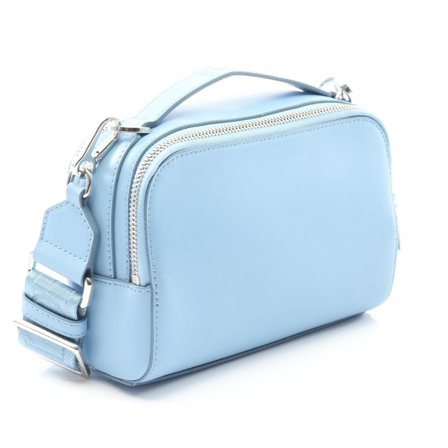 LOEWE Crossbody Camera Bag, Mini Handbag, Leather, Women's, Blue, C565R41X02