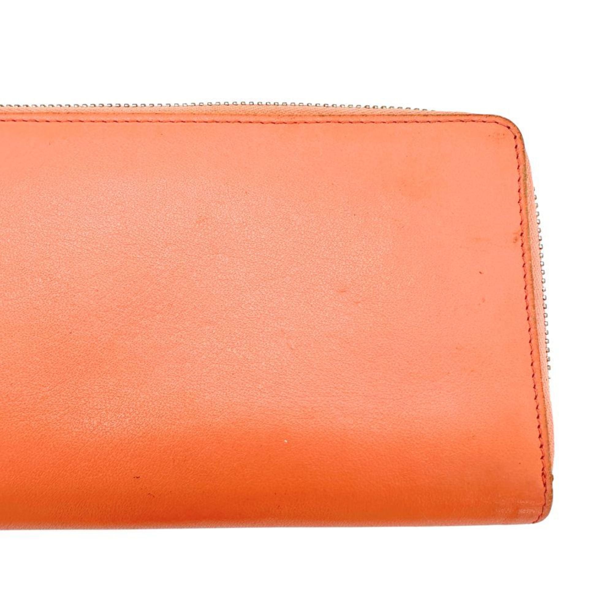 BALENCIAGA Round Long Wallet Calf Zip Around Women's I111624164
