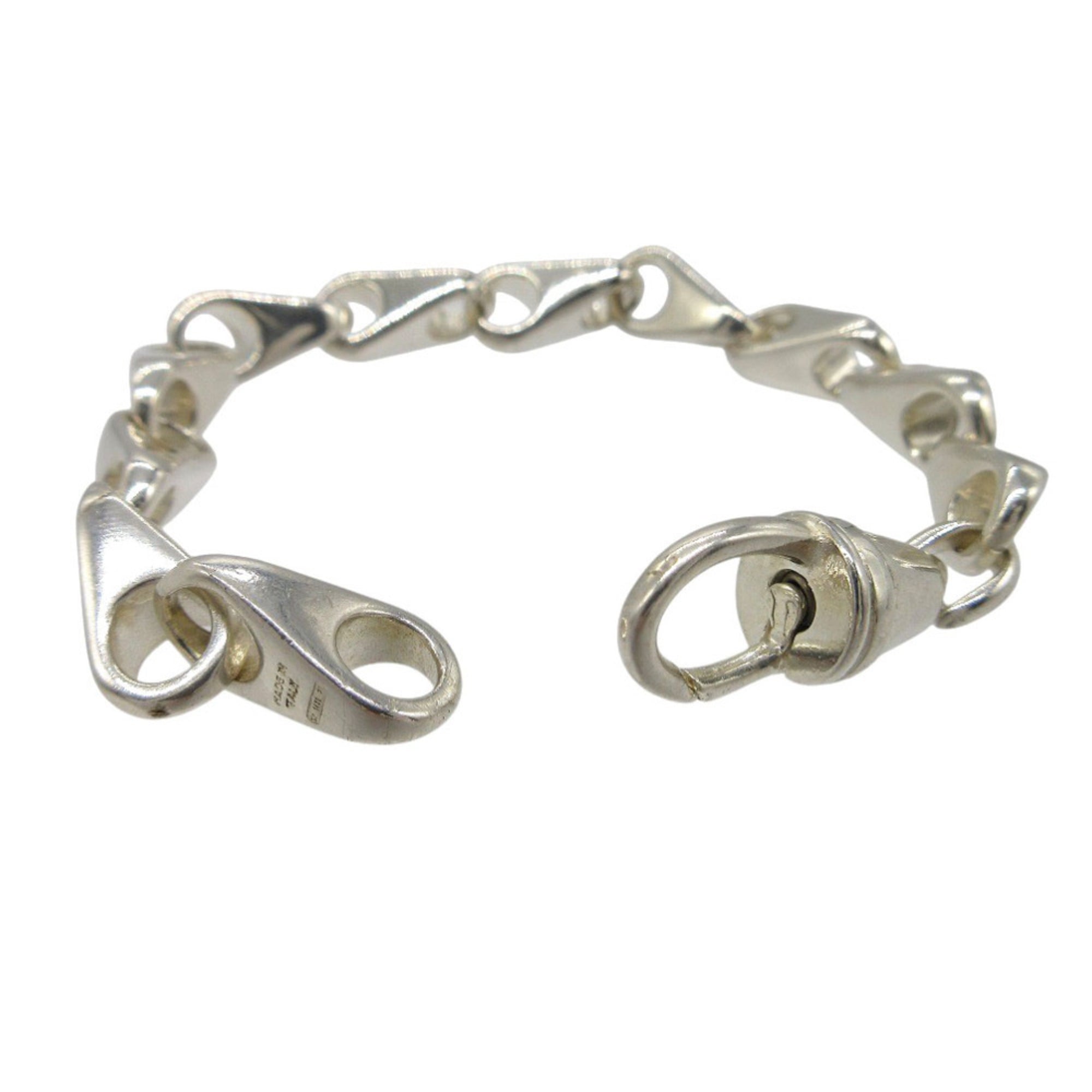 Excellent condition Gucci chain bracelet in 925 silver (0526GUCCI)