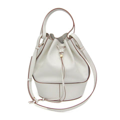 Loewe Balloon Medium Women's Leather Shoulder Bag White — Like New