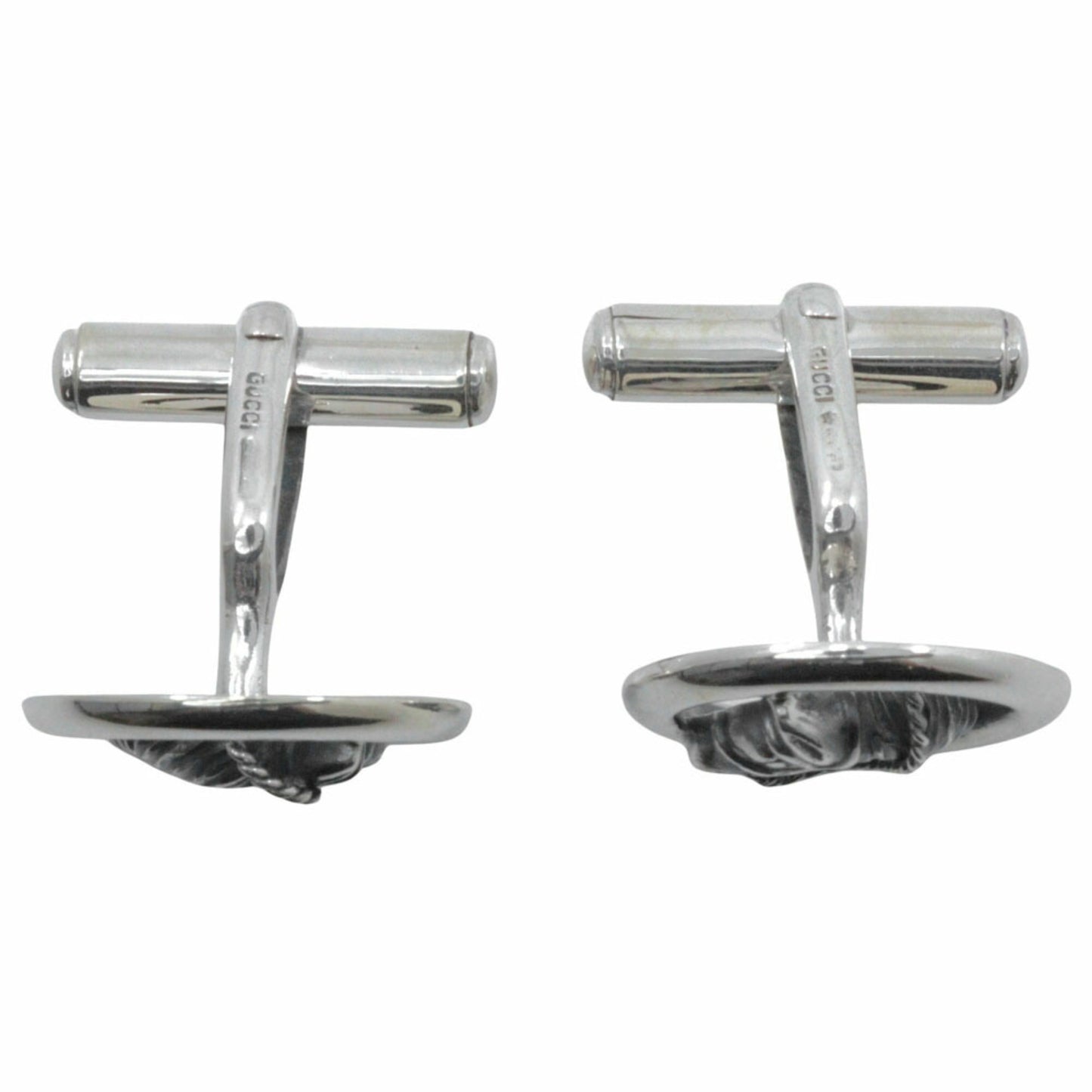Gucci Horse Motif Cufflinks in Silver 925 for Men
