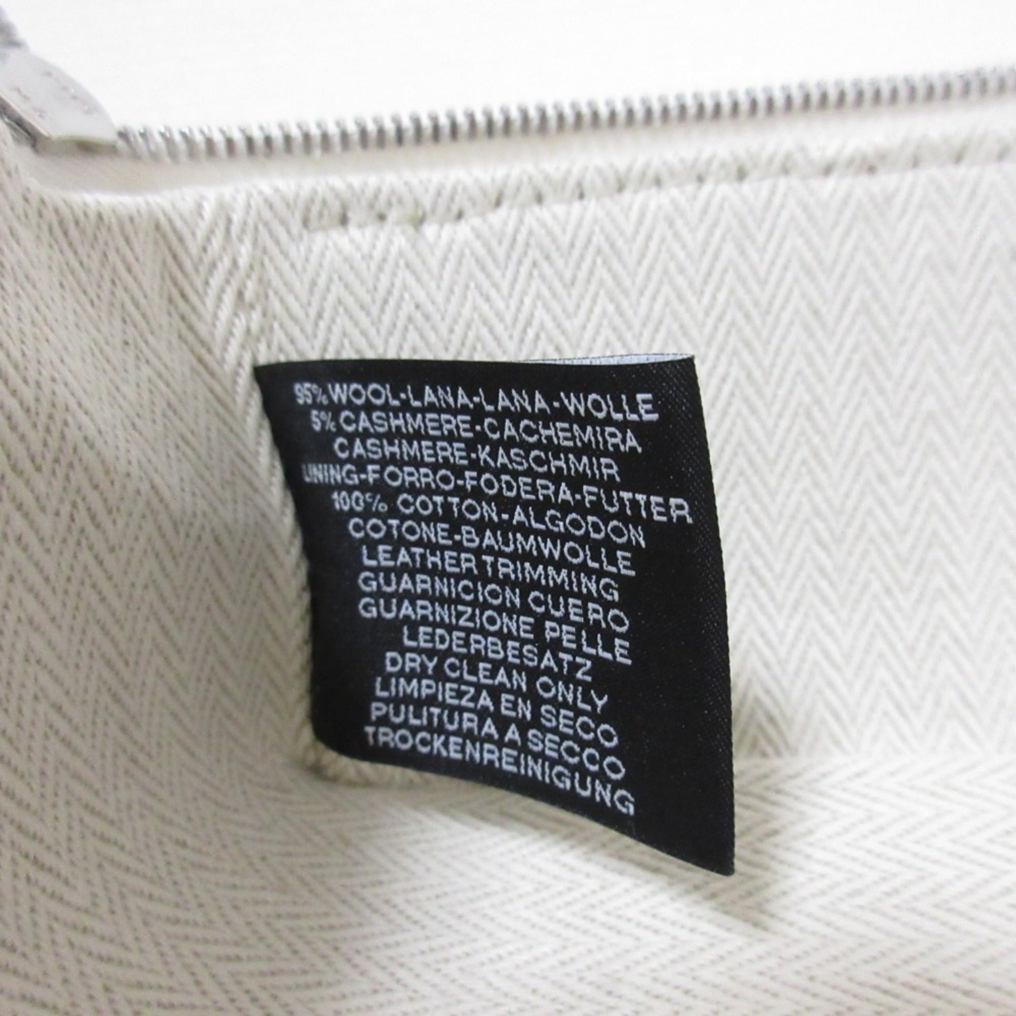 HERMES Paddock Handbag Pouch Travel Case Greige Women's — Like New