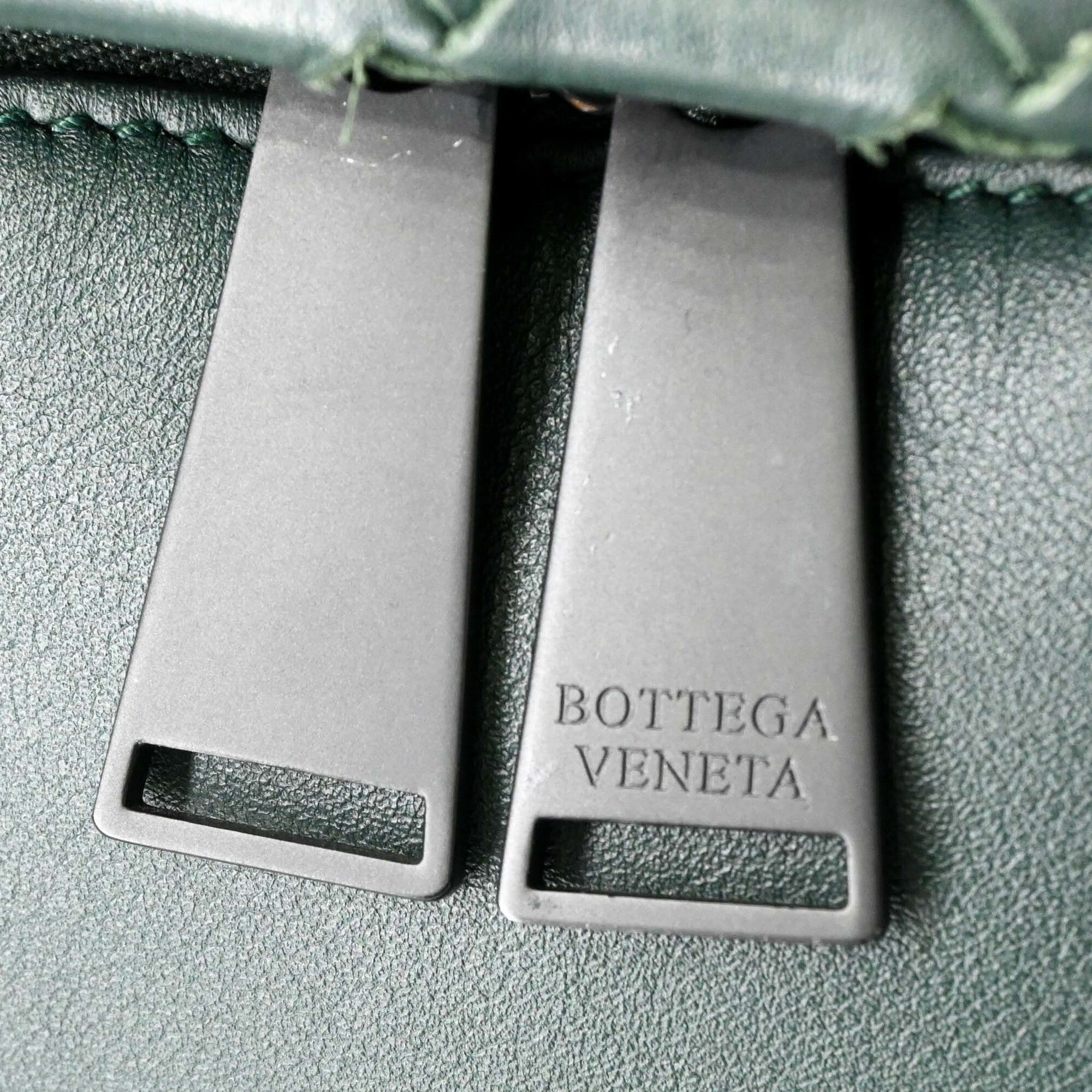 BOTTEGA VENETA Bottega Veneta Intrecciato Backpack Rucksack Green — New - Store Return