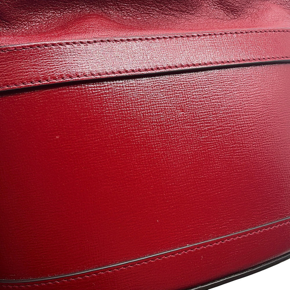 Gucci Shoulder Bag 1955 Horsebit Leather 602118 GUCCI Bucket Handbag Women's — Like New