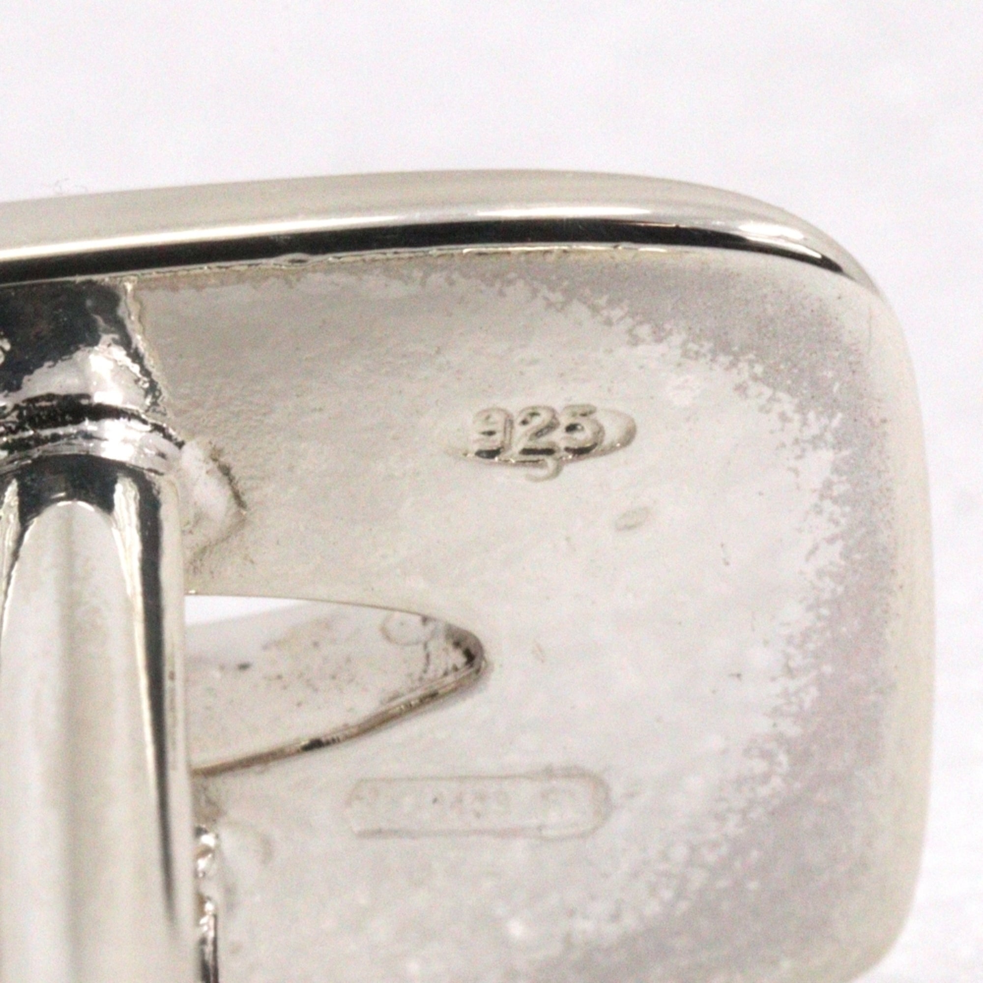 Gucci G logo cufflinks silver 925 made in Italy men's — Like New