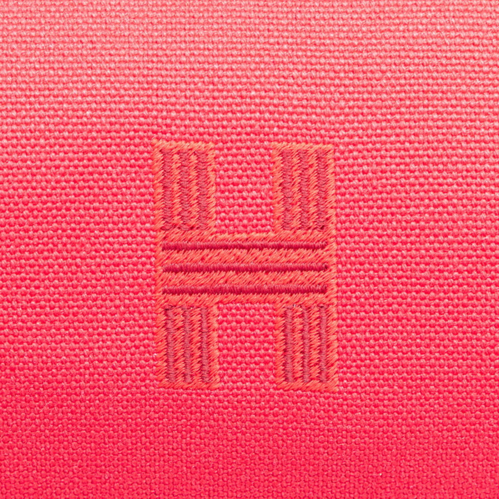 Hermes Hermès Brides A Black PM Handbag in Pink and Orange Canvas for Women