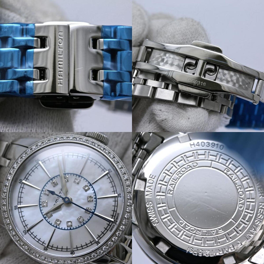 HAMILTON Hamilton Railroad Lady Diamond H40391191 H403910 Women's Watch Stainless Steel /40412 — Good