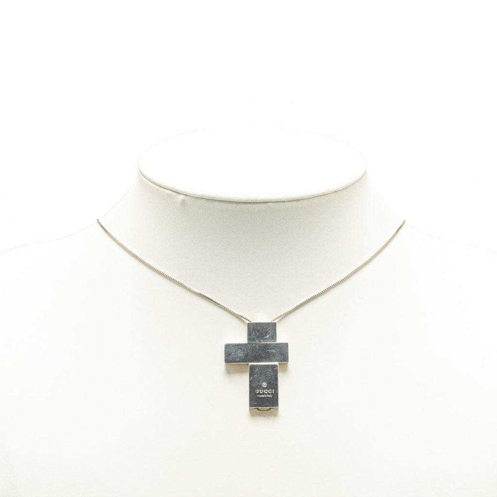 Gucci Separate Cross Venetian Chain Necklace SV925 Silver Women's GUCCI