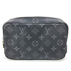 LOUIS VUITTON M43384 Monogram Eclipse True Toilette PM Second Bag Clutch Multi-Pouch Pouch Canvas Men's Women's Black — Like New