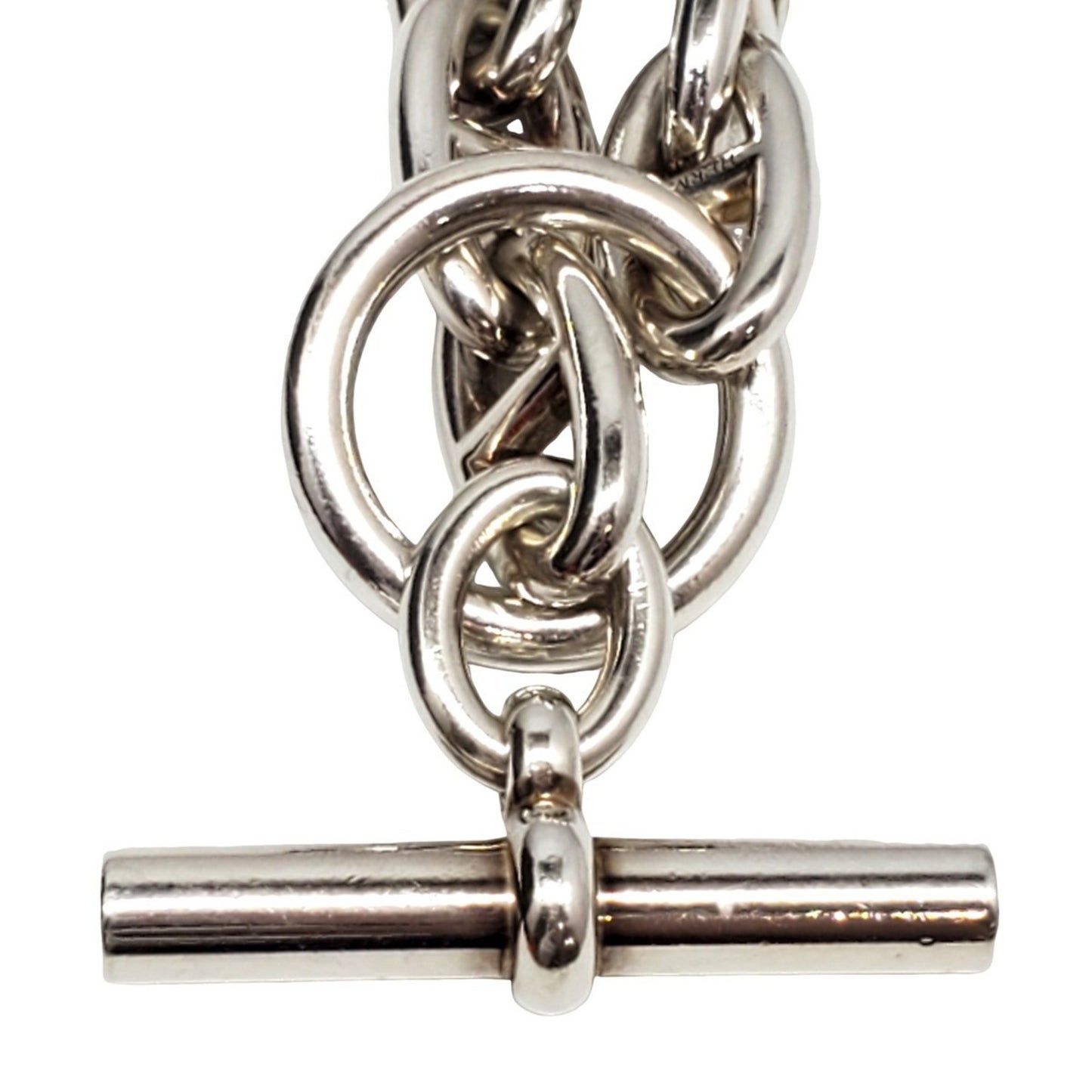 HERMES Chaine d'Ancre GM 22AW165957 Silver Bracelet, Sv.925, 15-link, Anchor Chain, SILVER, Men's/Women's, Kaizuka Store, ITWC77M6VI00 RK2475D