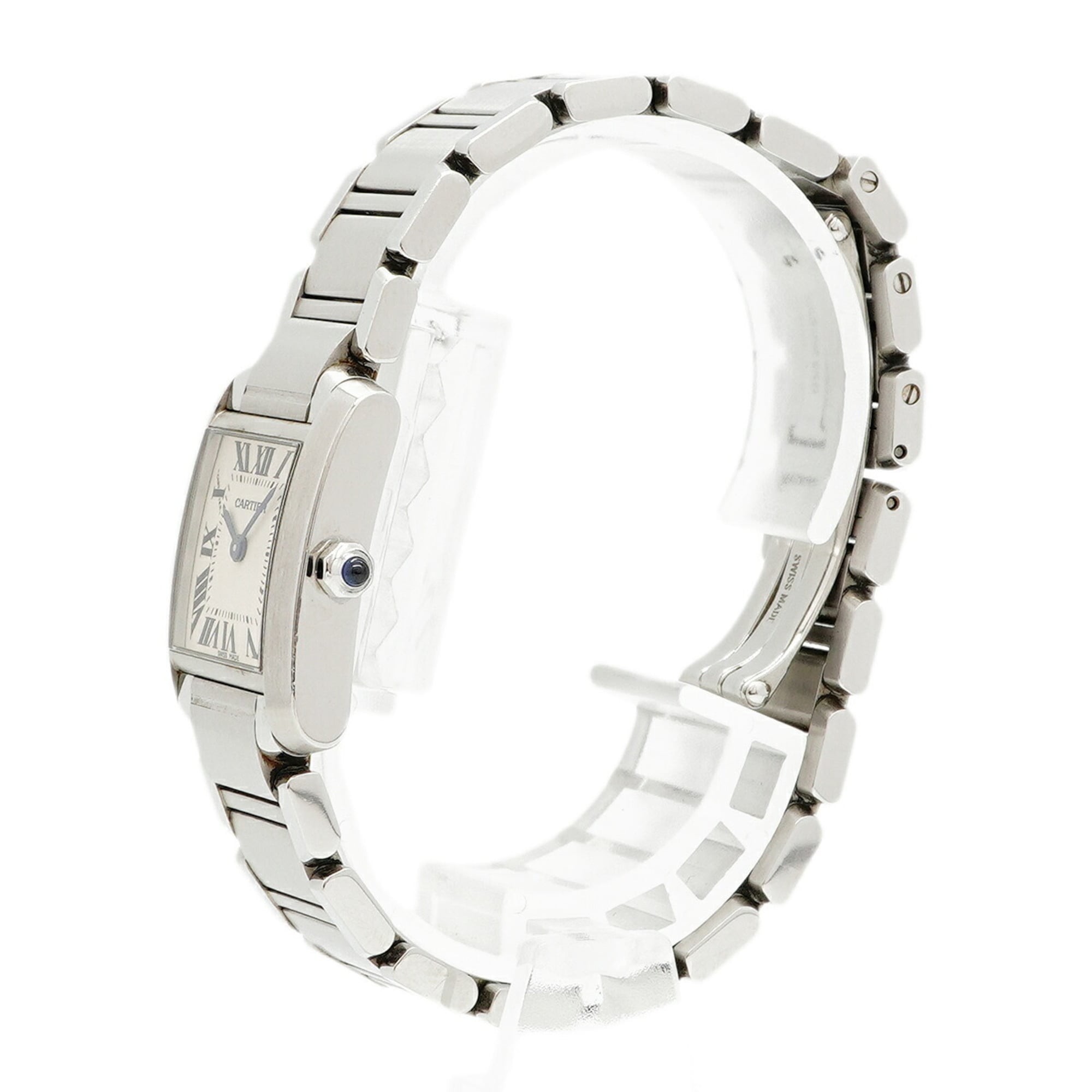 Cartier Tank Française SM W51008Q3 Ivory Dial Women's Watch — Good