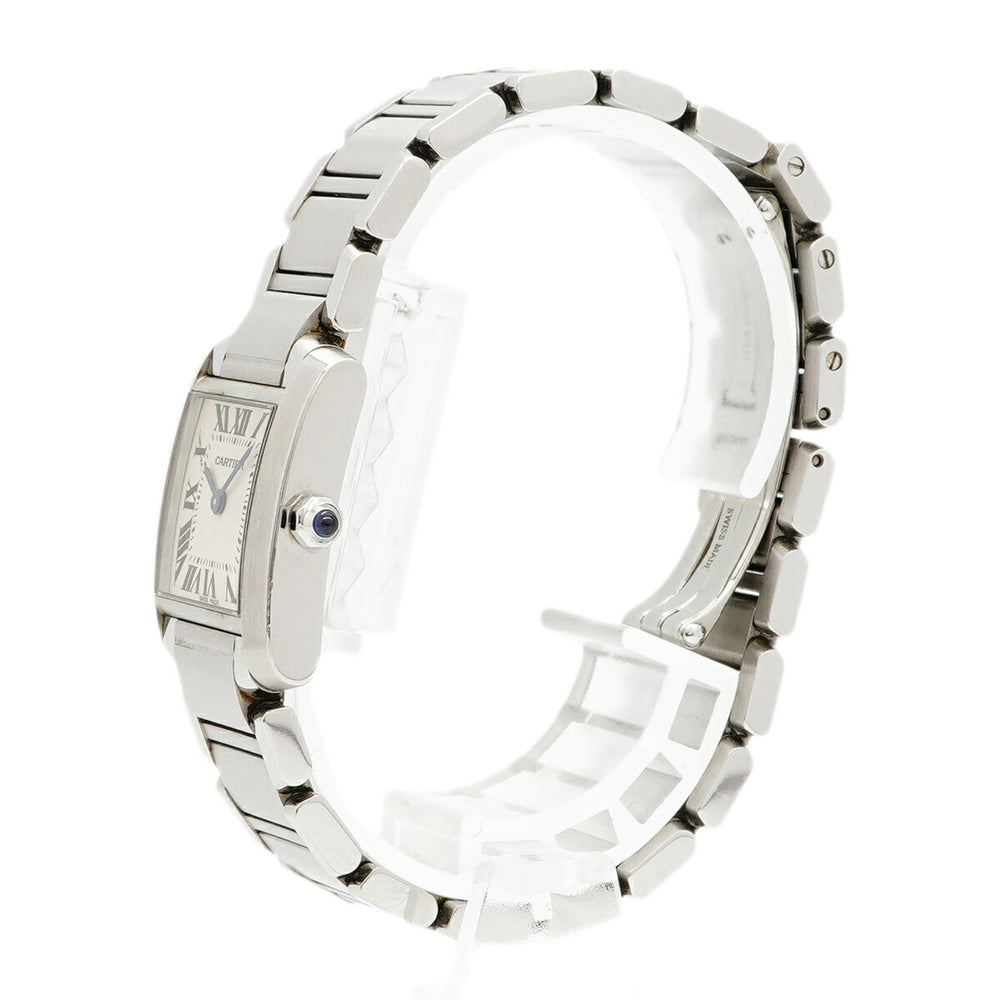Cartier Tank Française SM W51008Q3 Ivory Dial Women's Watch — Good