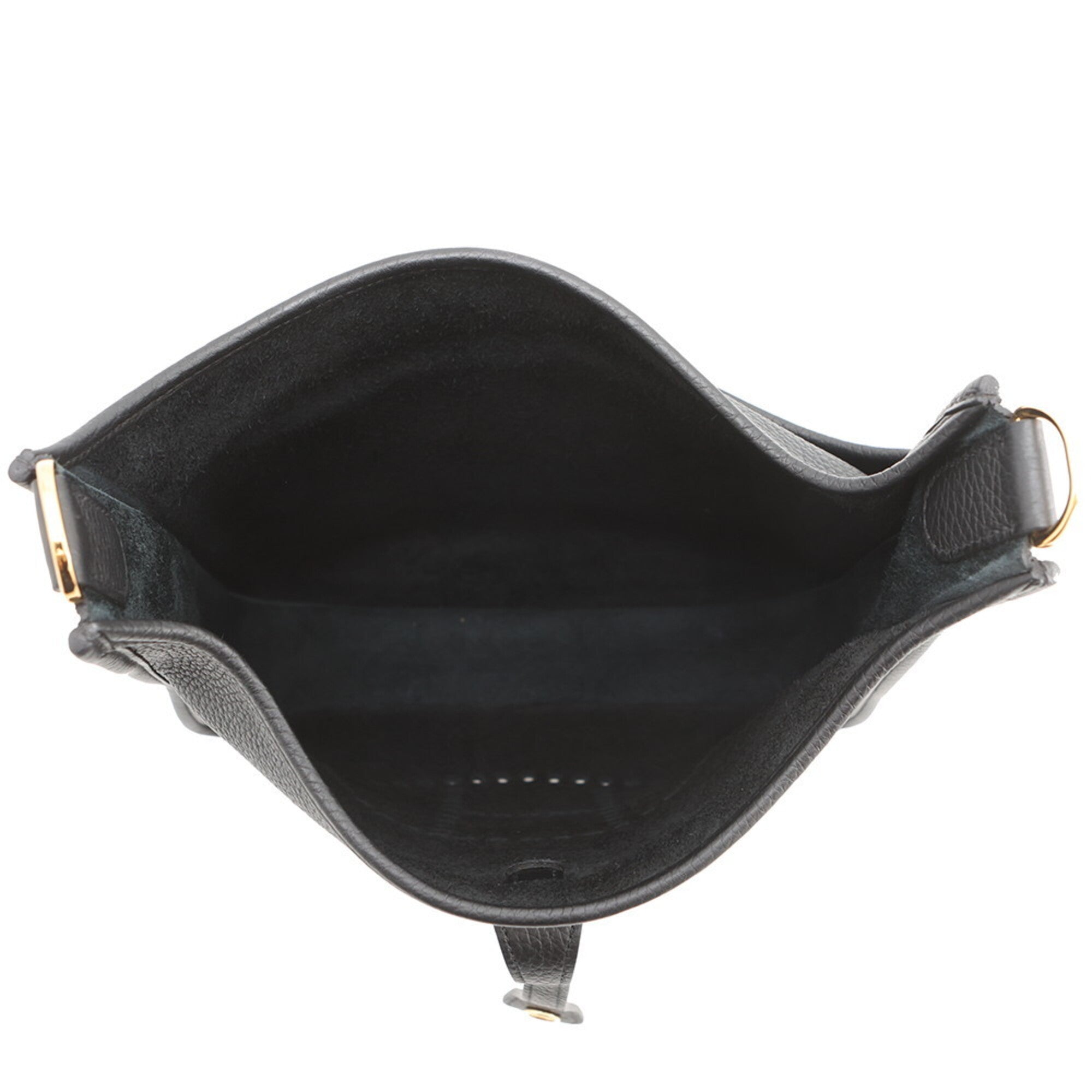 Hermes Evelyne 3 PM Shoulder Bag, Black, Taurillon Clemence Leather, W Stamp, HERMES, Evelyne, Handbag, Women's, HERMES — Like New