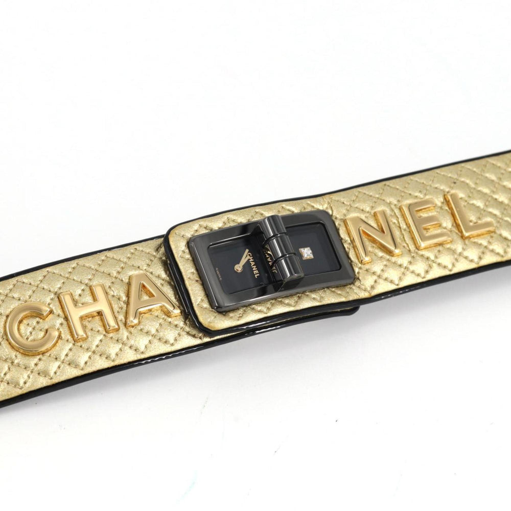 Chanel Code Coco Cyber Gold 1P LIMITED H7945 SS Wristwatch Quartz — Very Good