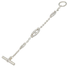 Hermes Farandole Bracelet, Sterling Silver 925, Men's and Women's, Tone — Like New
