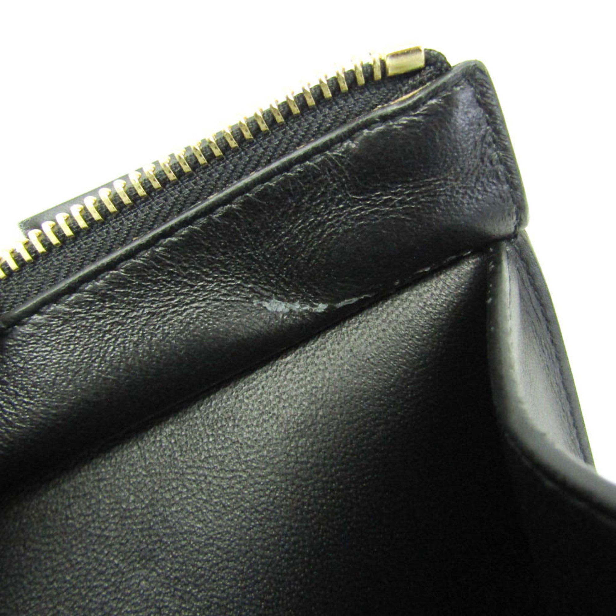 Salvatore Ferragamo Gancini DY-21 E525 Women's Leather Tote Bag Black — Like New