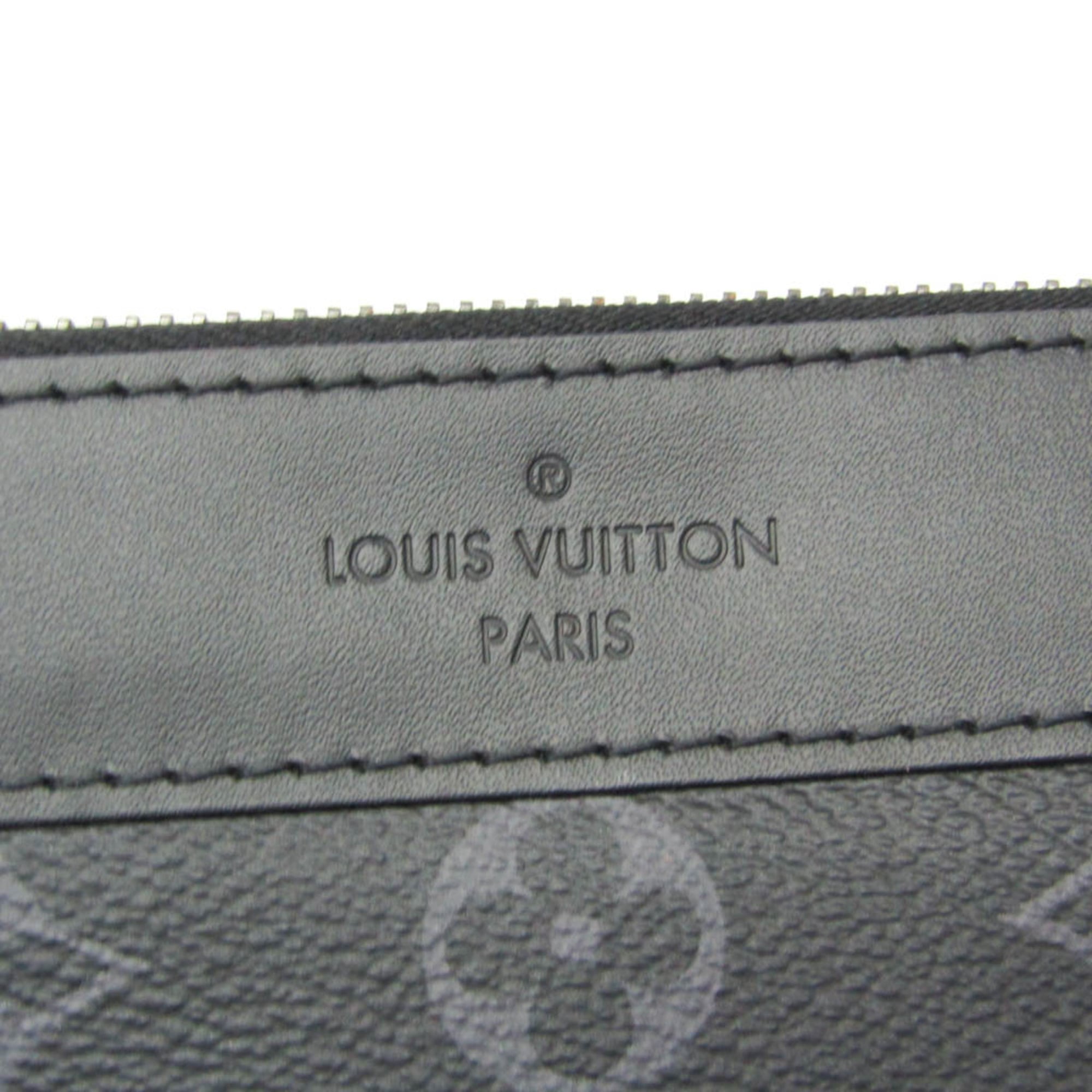 Louis Vuitton Monogram Eclipse Pochette Discovery M62291 Men's Clutch Bag Monogram Eclipse — Like New