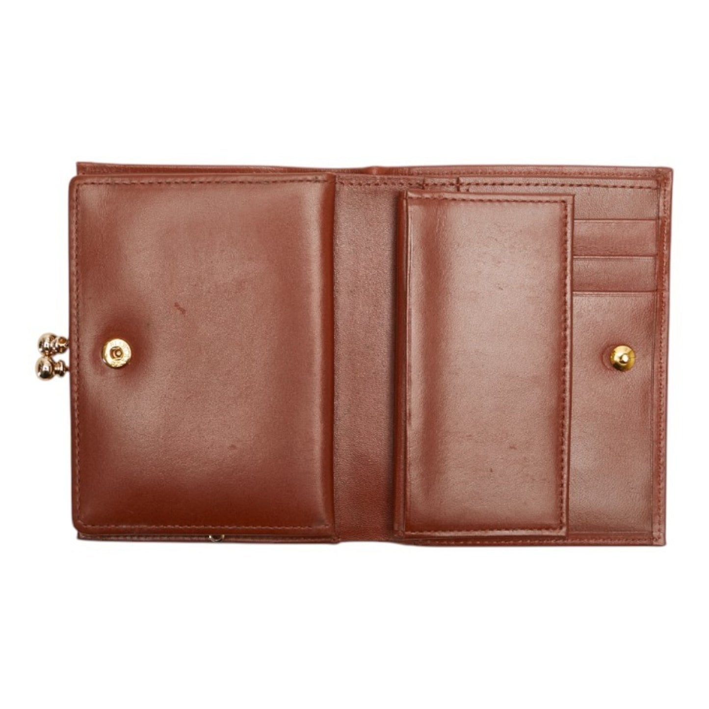 Burberry Nova Check Bifold Wallet Brown Canvas and Leather Women's BURBERRY