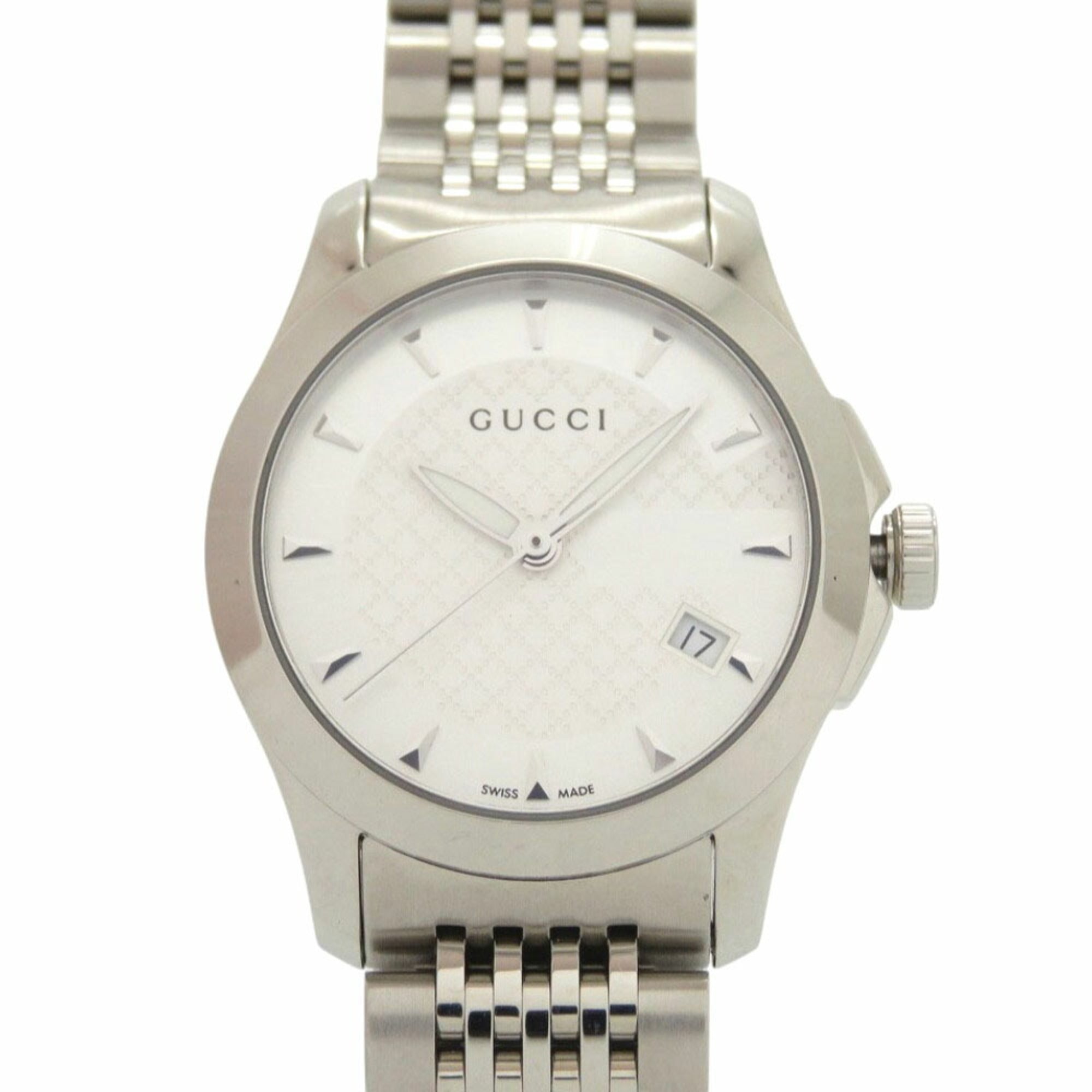 Like new Gucci G-Timeless 126.5 stainless steel silver quartz watch 1757GUCCI — Like New