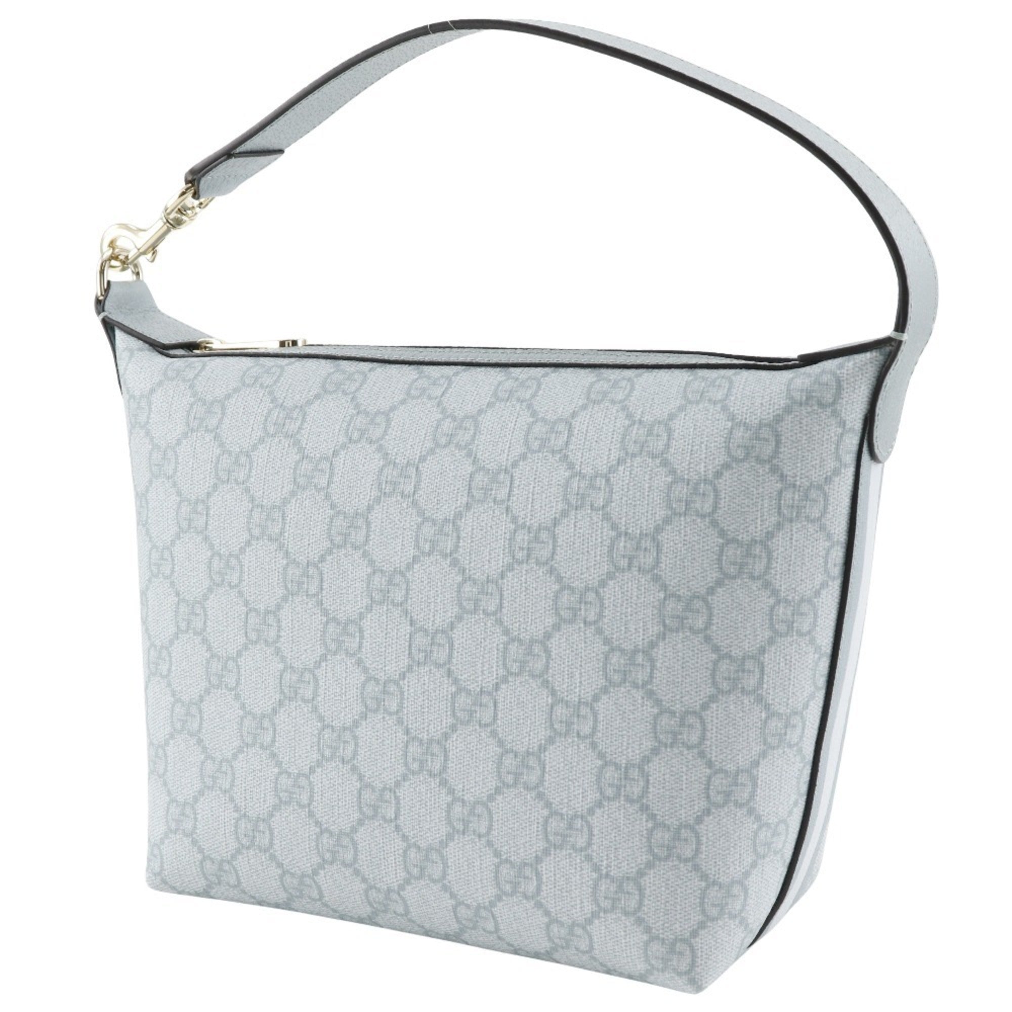 Gucci Ophidia Super Mini Shoulder Bag 795170 FAD09 8741 in GG Supreme Canvas, Dusty Blue. Women's. S173025653 — Like New