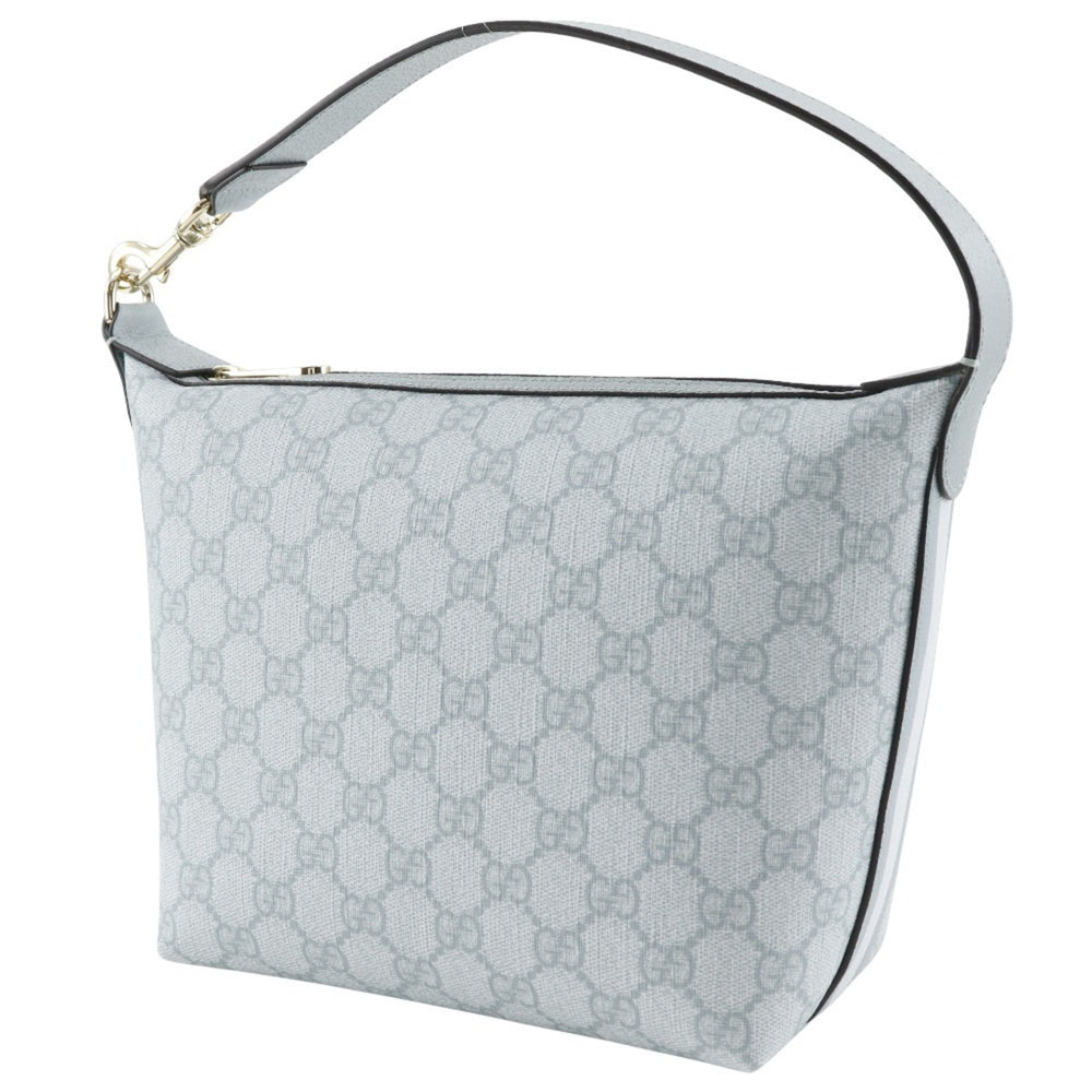 Gucci Ophidia Super Mini Shoulder Bag 795170 FAD09 8741 in GG Supreme Canvas, Dusty Blue. Women's. S173025653 — Like New