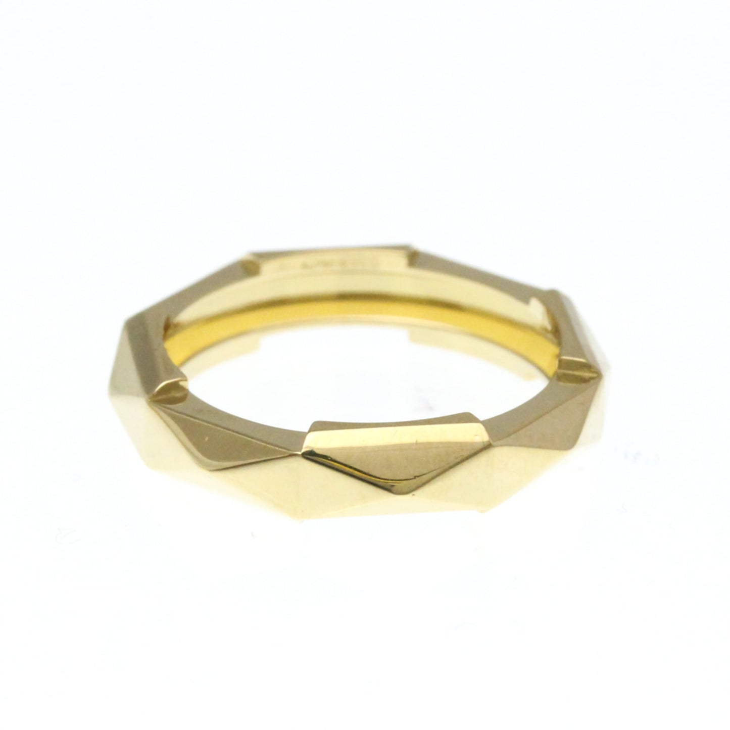 Gucci Studded Ring Yellow Gold (18K) Fashion No Stone Band Ring Gold