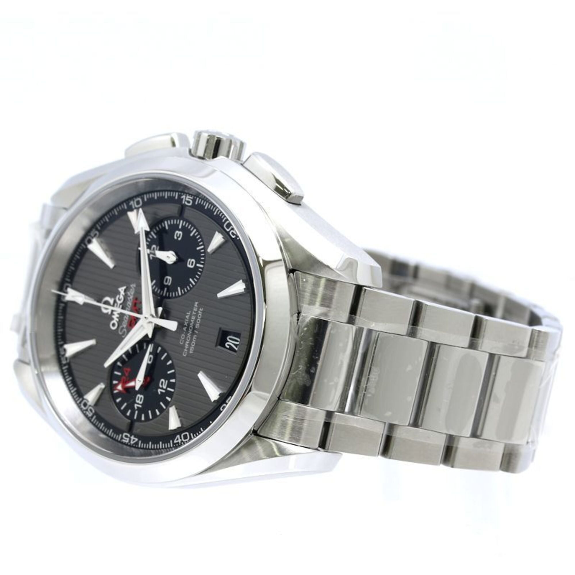 OMEGA Seamaster Aqua Terra 150m Co-Axial Chronometer GMT 231.10.43.52.06.001 Men's Watch Stainless Steel 40480 — New - Store Return