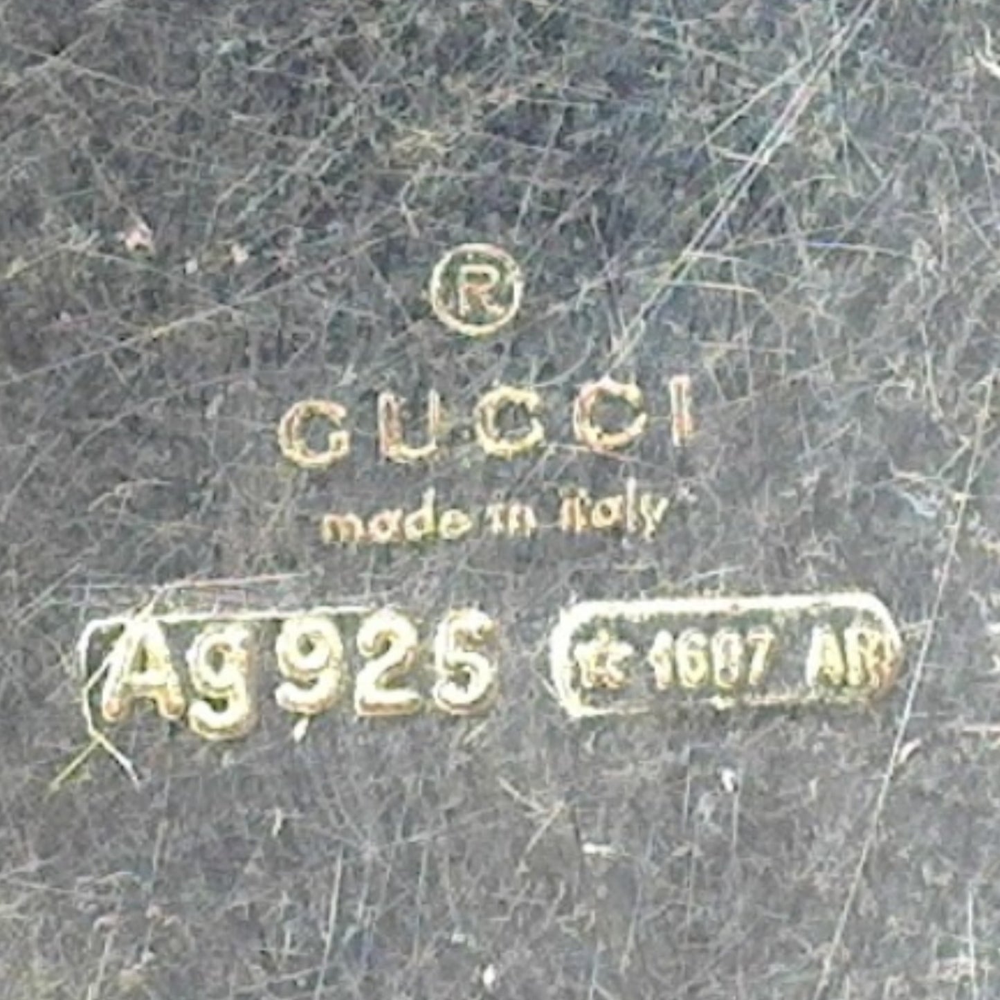 Gucci GUCCI necklace, round coin SV925 silver