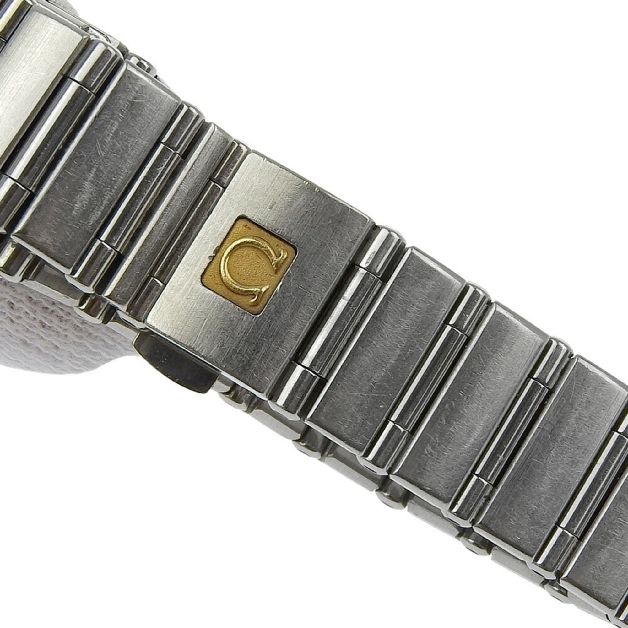 OMEGA Constellation Carree Watch 1531.71 Stainless Steel 1998 Quartz Analog Display White Shell Dial Women's — Good