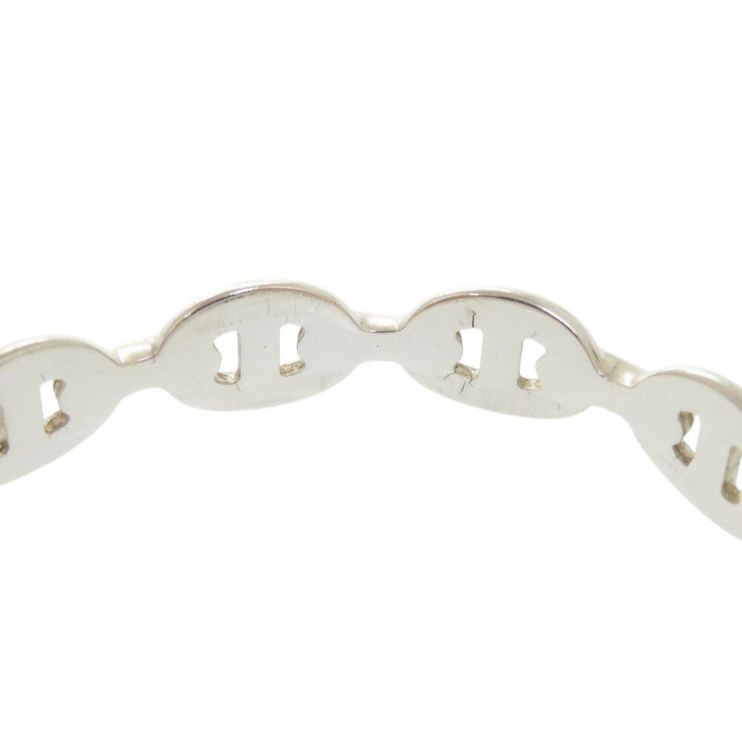 Hermes Chaine d'Ancre Anchaine SH Silver 925 Bangle Bracelet 1040HERMES